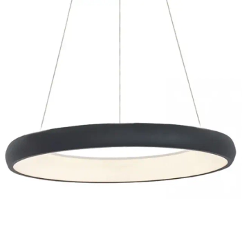 Wisząca lampa ringowa 2052 LED 50W 3000K pierścień czarny