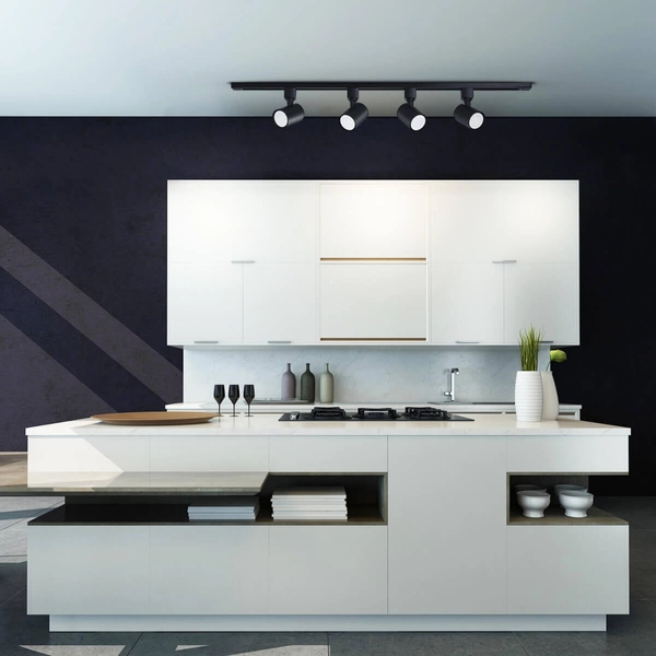 System szynowy STORM LP-733 SET BK Light Prestige metalowa OPRAWA zestaw listwa z reflektorkami czarna