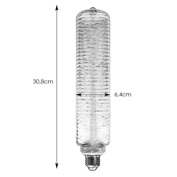 Żarówka do salonu Ghost 108729 Markslojd E27 2700K 210lm podłużna przezroczysta