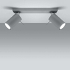 LAMPA sufitowa SL.0450 metalowa OPRAWA listwa SPOT ścienne tuby szare