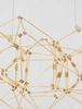 Lampa wisząca ASIS LE42727 LED 21.6W 3000K geometryczny wzór złota