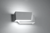 Kinkiet LAMPA ścienna SL.0394 geometryczna OPRAWA metalowa biała