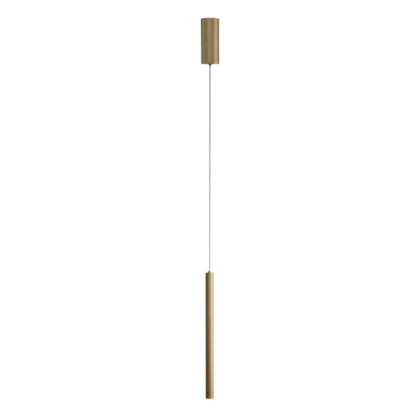 Metalowa wisząca lampa Valdes PND-22302-1-GD LED 5W 3000-6000K tuba złota
