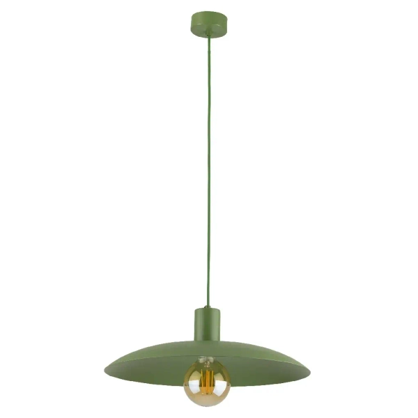 Lampa wisząca nad stołem Astra 10713 żarówka na kablu zielony