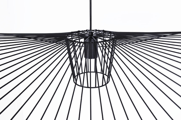 Lampa wisząca Kapelusz KP-21 Mini nad stół druciany czarny