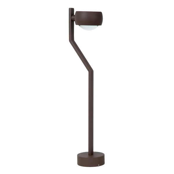 Metalowa lampa stołowa ESTAL 33803/08/97 do ogrodu IP54 brązowa