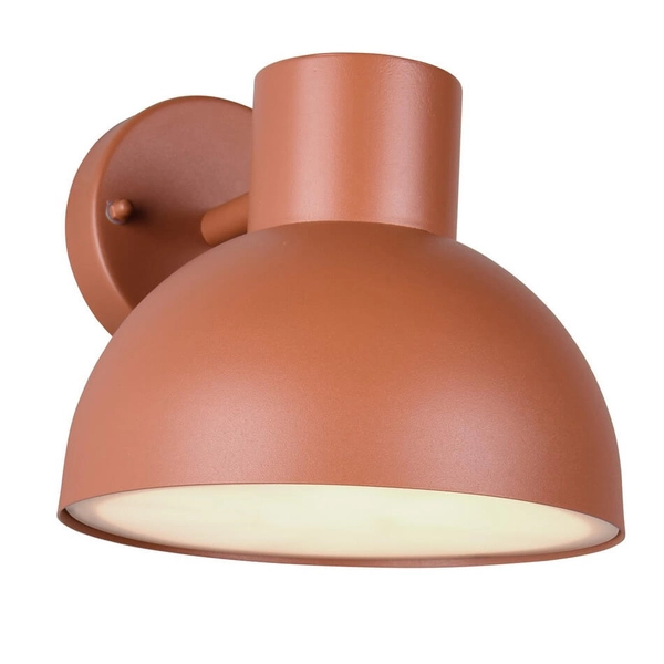 Kopułowa lampa ścienna ELBE 262360140 łazienkowa IP44 koralowa