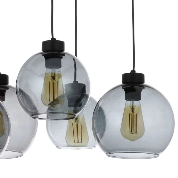 Industrialna wielopunktowa lampa wisząca Cubus 4113 TK Lighting czarna