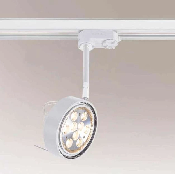 Reflektorowa LAMPA sufitowa FUSSA 7677 Shilo metalowa OPRAWA do systemu szynowego 3-fazowego biały