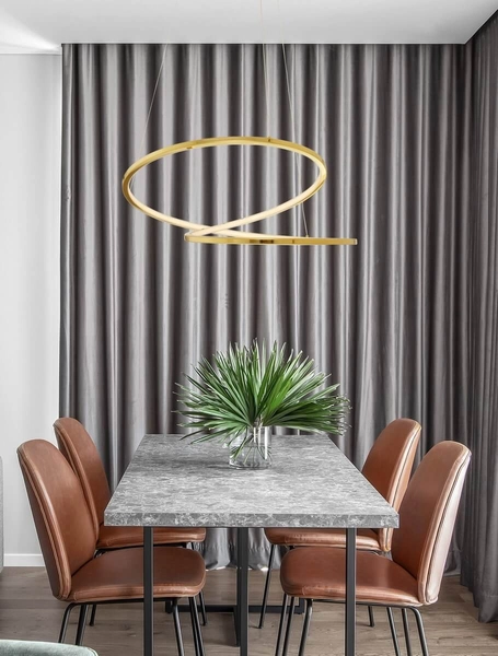 Stylowa lampa wisząca CELAYA LE42761 nad stół LED 40W 3000K złota