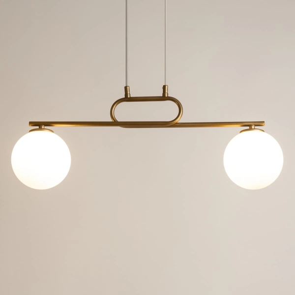 Modernistyczna lampa wisząca molekuły Tes 33632 Sigma kule biała złota