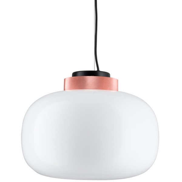 Wisząca lampa Boom 9969P/B Step LED 24W 3000K kulista biała miedziana