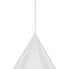 Salonowa lampa wisząca CONO 10008 stożkowa biały