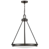 Industrialna lampa wisząca Collier HK-COLLIER-P-BX na łańcuchu czarna