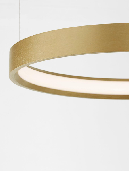 Lampa wisząca ZACAPU LE42789 obręcz nad stolik LED 30W 3000K złota