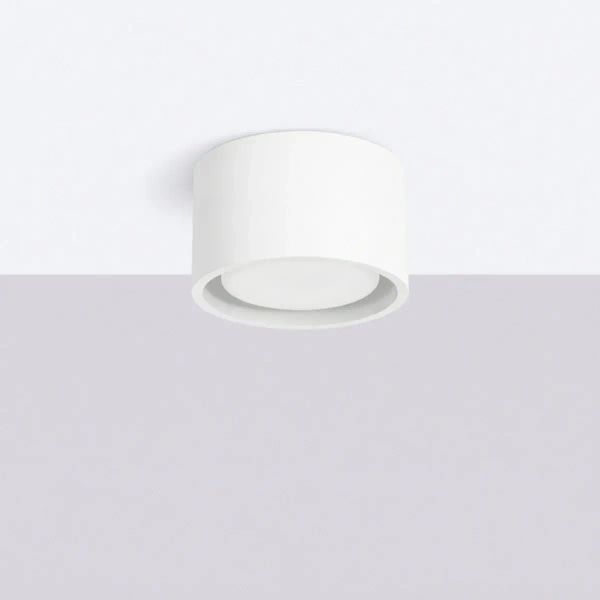 Biała tuba sufitowa MODO SL.2434 1xGx53 minimalistyczna lampa