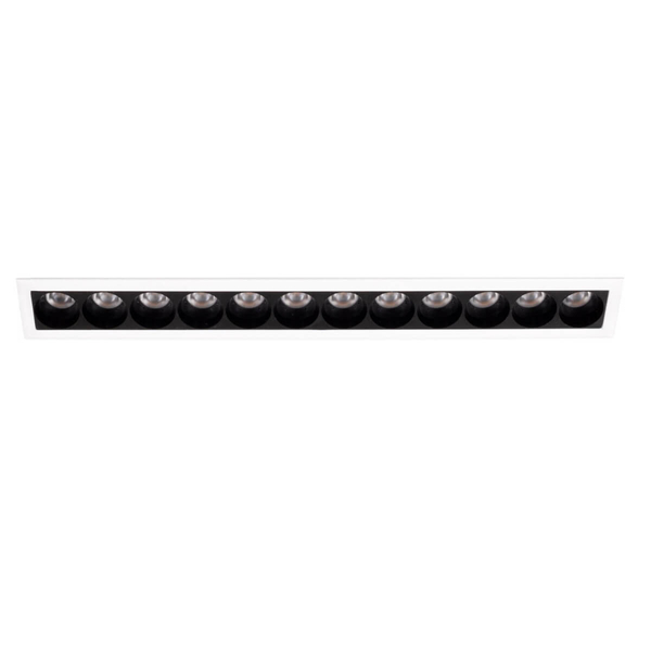 Wpustowa lampa sufitowa X-LINE H0138 Maxlight LED 15W 3000K biały czarny