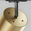 Lampa sufitowa Polar TR088-1-GX53-MG tuba do szyny 1-fazowej mosiądz