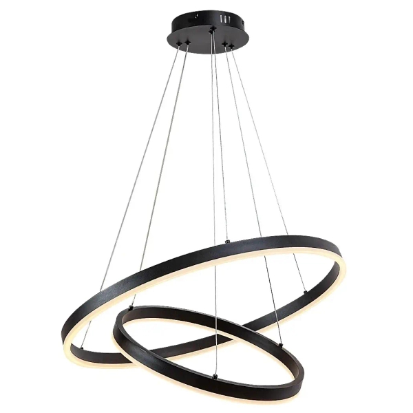 Wisząca ledowa lampa do salonu Isaure 72305 LED 80W 3000-6500K czarny