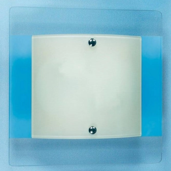Lampa ścienna Vanila 10-74600 Candellux kwadratowa biała niebieska