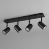 Sufitowa lampa regulowana BRISA DL432880400 IP44 tuby czarny