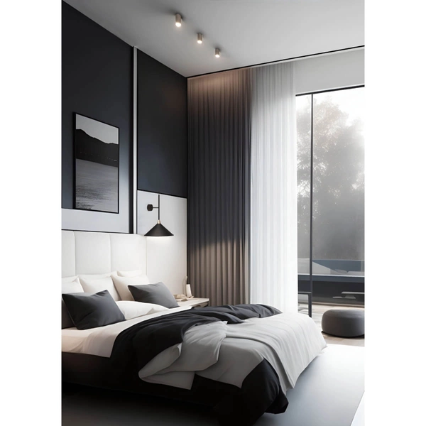 Ścienny kinkiet metalowy Merto 4019 Shilo loftowa stożek czarna