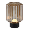 Nocna lampka Lord R57761113 LED 2W 3000K ładownie USB czarna bursztynowa