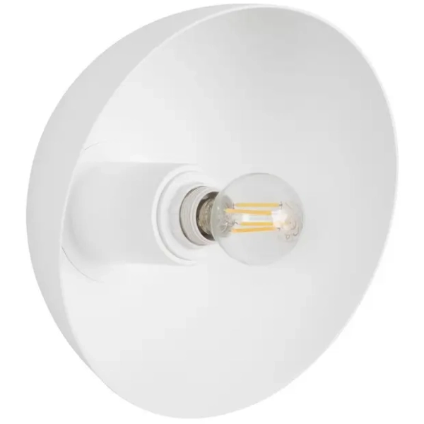 Minimalistyczna miska ścienna lampa VENTORO LE45589 biała
