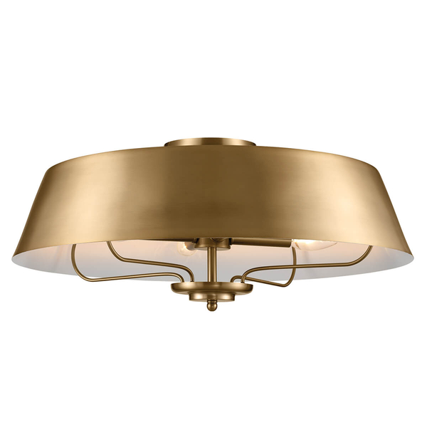 Owalna lampa wisząca Luella KL-LUELLA-4P-BNB Kichler metalowa mosiężna