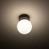 Sufitowa lampa Kier 10302 kulista do sypialni czarna biała