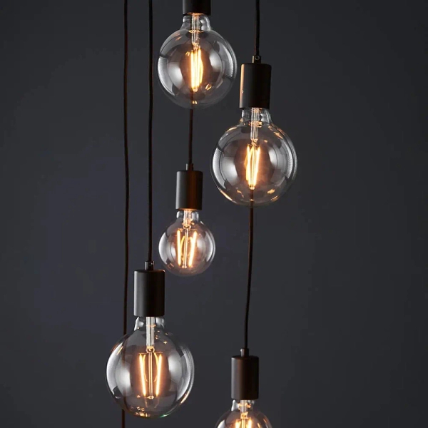 Wisząca lampa na kablu Studio 81535 loftowa czarny matowy