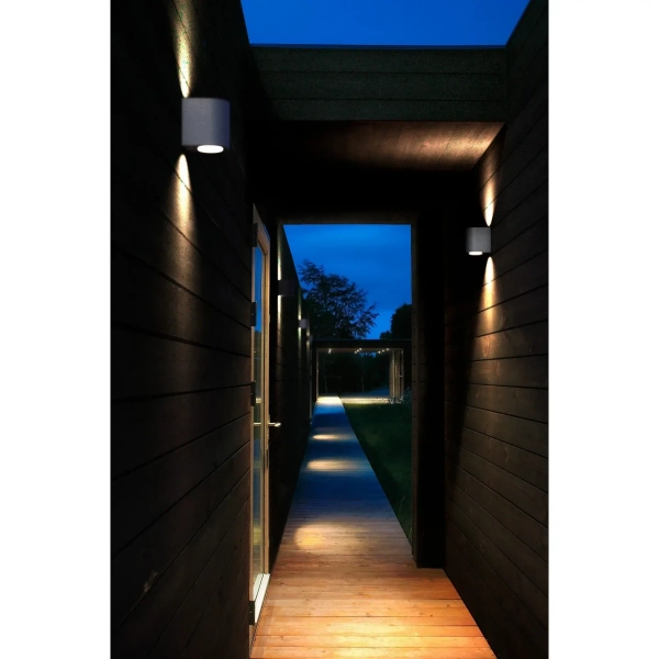 Lampa na elewacje Canto 49701010 LED 10,6W 3000K IP44 tuba szary