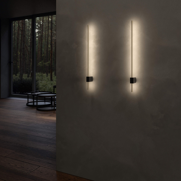 Naścienna lampa Pars C070WL-L6GB3K LED 6W 3000K podłużna złota