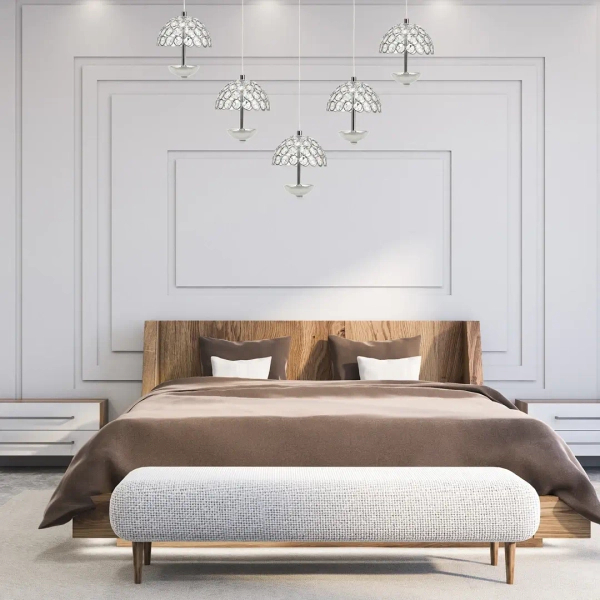 Ledowa wisząca lampa VENUS ML317 LED 5W 4000K kryształowa chrom