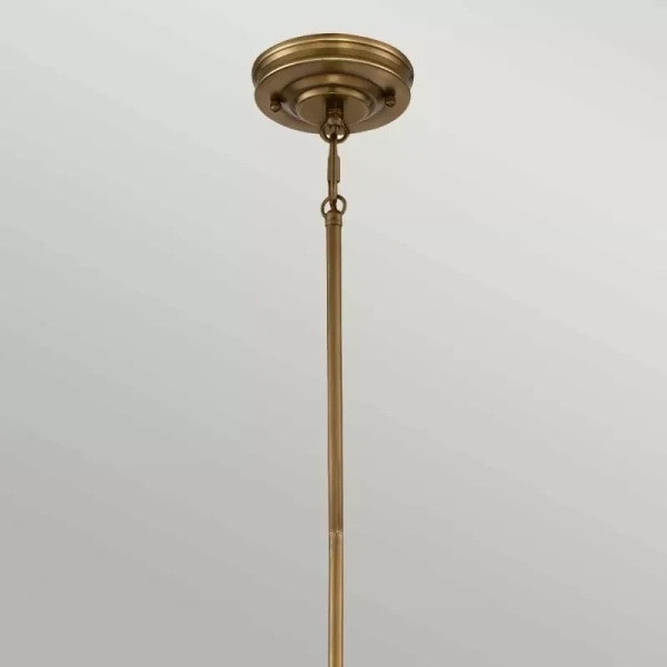 Retro lampa wisząca QZ-EMERY-P-S-WS do kuchni mosiądz