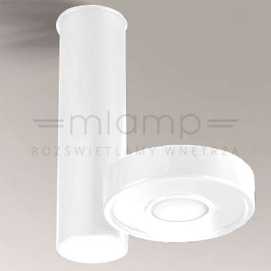 Spot LAMPA sufitowa NATORI IL 7279 Shilo regulowana OPRAWA metalowa LED 10W 3000K tuba biała