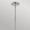 Wisząca lampa retro Amelia HK-AMELIA-P-S-CM metalowa chrom biały