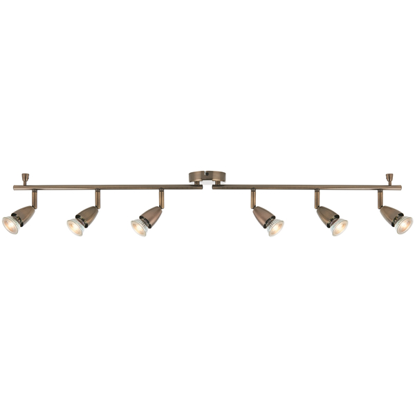 Lampa sufitowa Amalfi 61001 Saxby regulacja kąta światła mosiądz