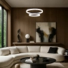 Podwójny ring zwisająca lampa Gala ML2243 LED 54W 4000K srebrny