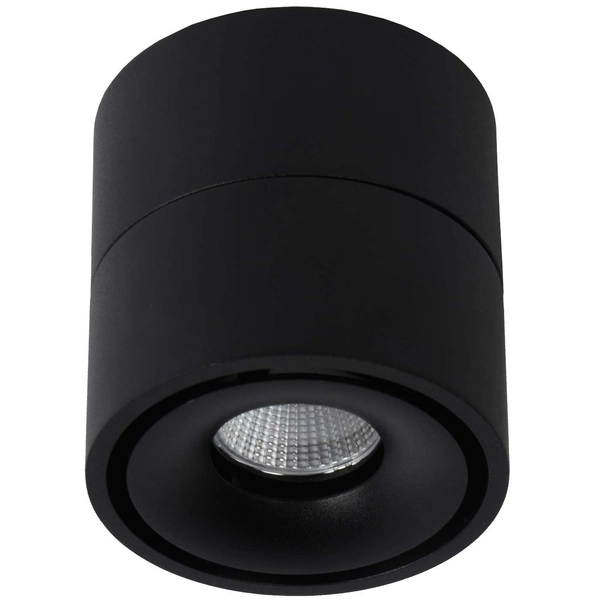 Regulowana LAMPA sufitowa YUMIKO 35911/08/30 Lucide metalowa OPRAWA tuba LED 8W 2700K spot czarny