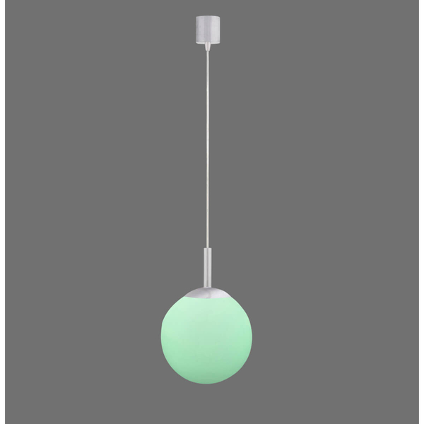 Pojedyncza lampa wisząca BOLO 22072-55 Just Light kula RGB srebrny