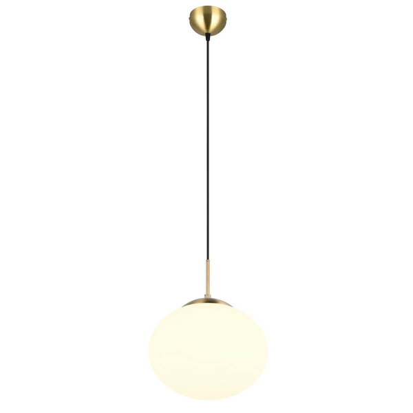 Lampa wisząca nad wyspę FOMENTO 363100108 Trio zwis bańka biały złoty outlet