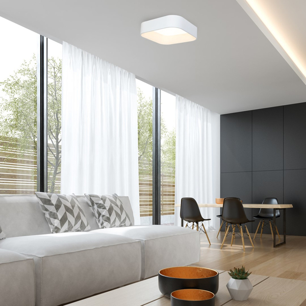 LAMPA sufitowa ASTRO ML6355 Milagro metalowa OPRAWA plafon LED 24W 4000K kwadratowy biały