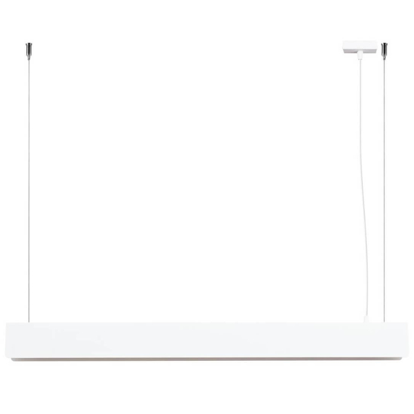 Zwisająca lampa na belce Spark SL.1394 nad wyspę listwa biała