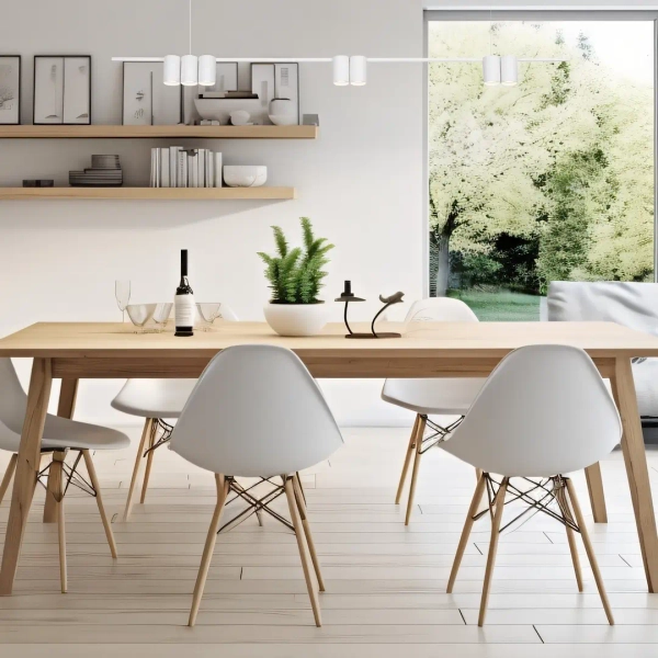 Wisząca lampa nad stół GENESIS ML0371 tubki do salonu białe