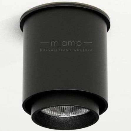 Spot LAMPA sufitowa IGA 1115 Shilo natynkowa OPRAWA metalowa downlight tuba czarna