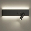 Ledowy kinkiet naścienny Resort ML1568 LED 10W+3W 4000K czarny