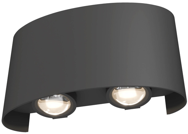 Ogrodowa lampa naścienna Strato O417WL-L4GR3K LED 4W 3000K szara