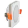 Sufitowa LAMPA wpust GOTI LED C 03084 Ideus kwadratowa OPRAWA metalowa LED 5W 4000K minimalistyczna biała