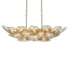 Kuchenna lampa wisząca kwiat Wellington P26364BR nad stół mosiądz